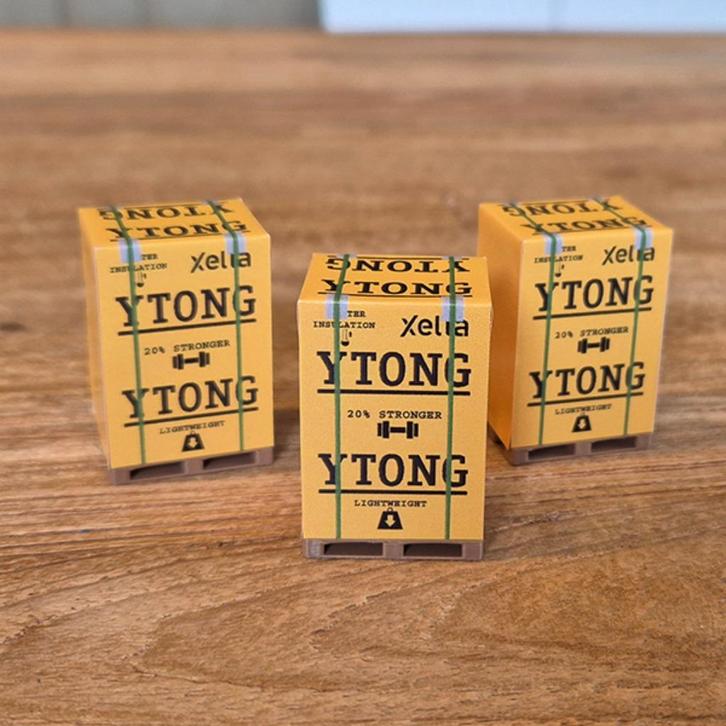 YTONG Pallet 1-50 (Set van 3), Hobby en Vrije tijd, Modelauto's | 1:50, Nieuw, Bus of Vrachtwagen, Wsi, Ophalen of Verzenden