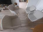 Eetkamer stoel  Adslev 4 stuks, Huis en Inrichting, Fauteuils, Ophalen, Minder dan 75 cm, Zo goed als nieuw, Stof