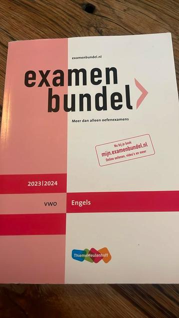 Examenbundel vwo Engels 2023/2024 beschikbaar voor biedingen