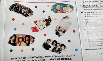 Cassette Paul McCartney Queen John Lennon Wham Christmas  beschikbaar voor biedingen
