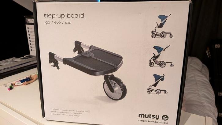 Mutsy Ugo/Evo/Exo Meerijdplankje - Nieuw in doos, Kinderen en Baby's, Kinderwagens en Combinaties, Nieuw, Mutsy, Ophalen