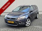 Ford Focus Wagon 2.0 Titanium Nieuwe Apk!, Gebruikt, Zwart, Leder en Stof, Handgeschakeld