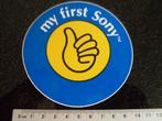 sticker my first Sony logo duim omhoog, Verzenden, Zo goed als nieuw, Merk