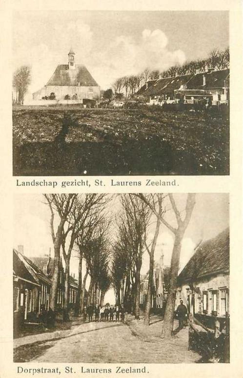 (380-709-021) St Laurens (Zeeland), Verzamelen, Ansichtkaarten | Nederland, Zeeland, Verzenden
