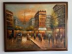 Schilderij - Parijs, Antiek en Kunst, Kunst | Schilderijen | Klassiek, Ophalen