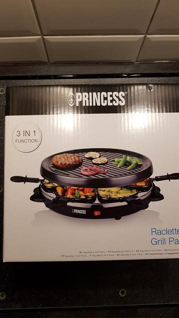 Gourmet- raclette set 6 pers Princess nieuw in doos