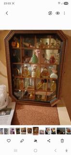 Mini parfum flesjes incl kastje, Ophalen, Zo goed als nieuw, Miniatuur, Gevuld