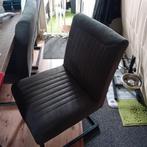 Eetkamer Stoelen, gestoffeerd, antraciet, 3st, Huis en Inrichting, Stoelen, Ophalen, Gebruikt, Drie, Industrial modern