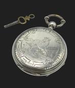 Antiek Zilveren Zakhorloge met Dubbele Deksel, Verzenden