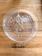 Vintage Glazen Schaal Kerstdecoratie, Ophalen of Verzenden, Gebruikt