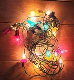 String met gekleurde Kerstboomlampjes Kerstboomverlichting., Verzenden, Gebruikt