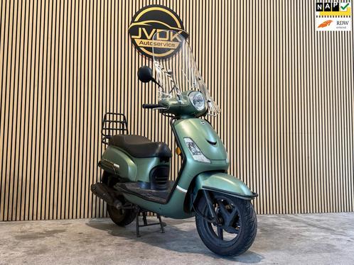 SYM Bromscooter Fiddle II NEW BANDEN/GROTE BEURT/BEENKLEED, Fietsen en Brommers, Brommers | Overige merken, Gebruikt