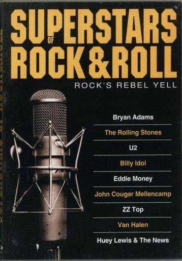 DVD-Superstars of Rock & Roll-ZZ Top,Van Halen,Stones beschikbaar voor biedingen