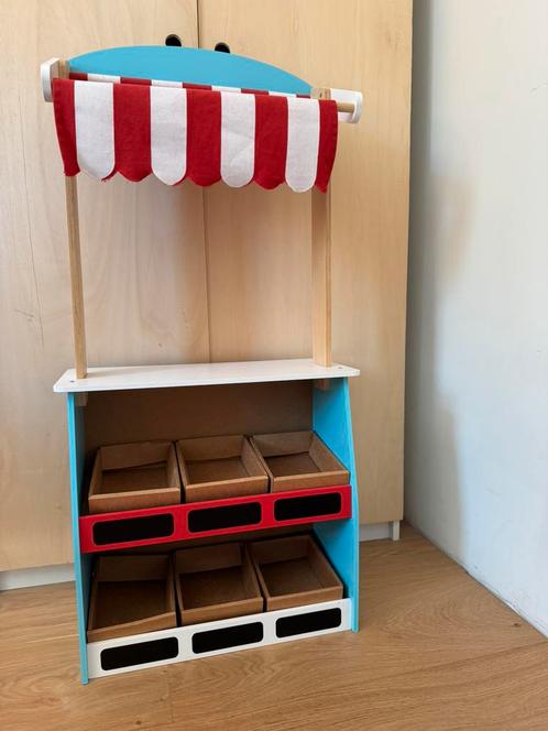 Poppenkast en speelgoedwinkel in 1, Kinderen en Baby's, Speelgoed | Poppenhuizen, Gebruikt, Ophalen