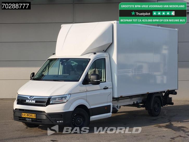 MAN TGE 3.180 Automaat Laadklep Bakwagen 2025 Facelift Navi, Auto's, Bestelauto's, Bedrijf, Te koop, Airconditioning, Centrale vergrendeling