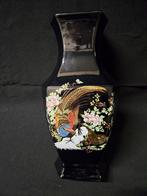 Zwarte Italiaanse vaas, Huis en Inrichting, Woonaccessoires | Vazen, Zwart, Aardewerk of Porselein, Ophalen of Verzenden, Zo goed als nieuw