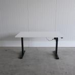 Elektrisch zit-sta bureau - 140x80cm - H73-126cm - BR80, Gebruikt, -, -, Ophalen of Verzenden