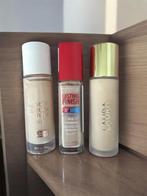 3 x foundation rimmel catrice laura geller, Verzenden, Zo goed als nieuw, Gehele gezicht, Make-up