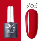 3 in 1 Gellak Een Stap Nail. Nagels/Nagelstyliste/Nailart, Blauw, ., Nieuw, Ophalen of Verzenden