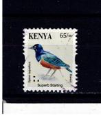 vogel Kenia, Ophalen of Verzenden, Gestempeld, Dier of Natuur