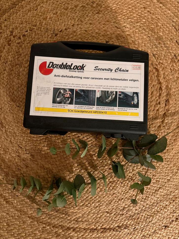 Anti-diefstal ketting DoubleLock, Caravans en Kamperen, Caravan accessoires, Gebruikt, Ophalen