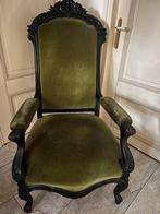 Mosgroene stoel, Antiek en Kunst, Antiek | Meubels | Stoelen en Banken, Ophalen