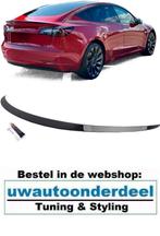 Achterklep Spoiler Glans Zwart Voor Tesla Model 3 Performanc, Auto diversen, Tuning en Styling, Ophalen of Verzenden