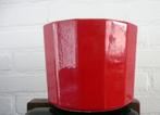 Rood veelhoekig vintage plantenpotje van ADCO (260), Ophalen of Verzenden
