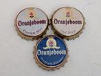 Oranjeboom Bierdoppen - 3 stuks, Ophalen of Verzenden, Gebruikt, Gebruiksvoorwerp