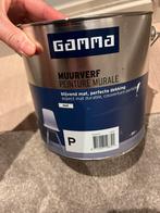 Gamma muurverf mat 9010, Ophalen, Wit, Minder dan 5 liter, Verf