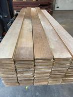 Eiken vloer 51 m2 massieve vloerdelen 16,5 cm breed 2 cm dik, Doe-het-zelf en Verbouw, Ophalen, Gebruikt, Nvt, 10 tot 30 cm