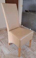 Lederen eettafel stoelen (6 stuks), Ophalen, Overige kleuren, Hout, Zo goed als nieuw