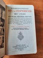 Oud Kerkboek: Mis-en Vesperboek Kerkboek Bijbel  1935, Ophalen of Verzenden