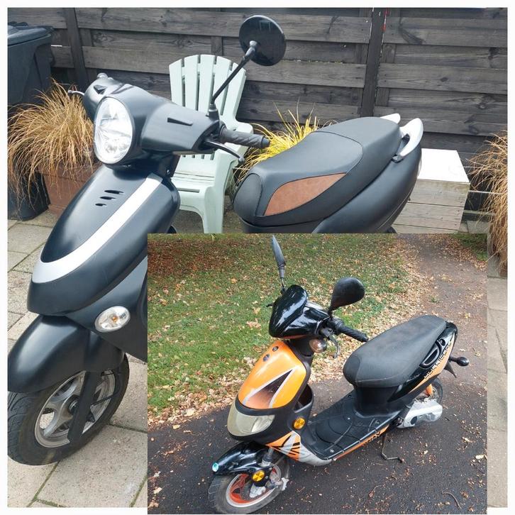 2 scooters voor 350 euro keeway en lintex, Fietsen en Brommers, Scooters | Kymco, Zo goed als nieuw, Super 8, Benzine, Ophalen of Verzenden