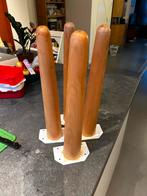 Retro Poten voor kastje/tafeltje - Set van 4, Huis en Inrichting, Kasten | Overige, Ophalen, Gebruikt