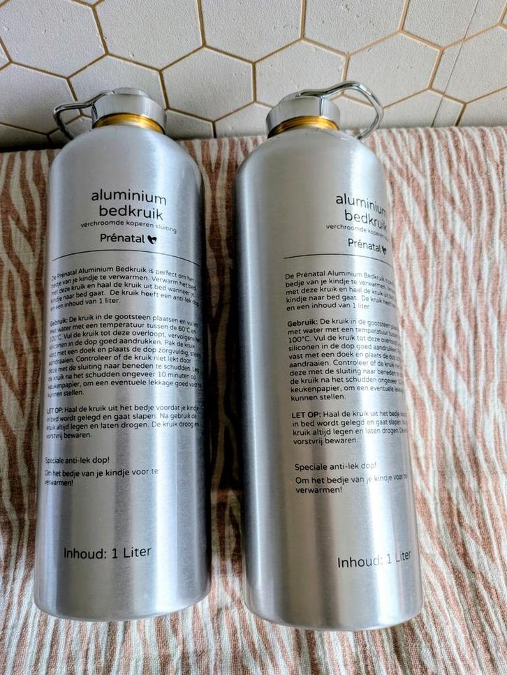 Prenatal Aluminium Bedkruiken (2 stuks), Kinderen en Baby's, Badjes en Verzorging, Nieuw, Overige typen, Prenatal, Ophalen of Verzenden