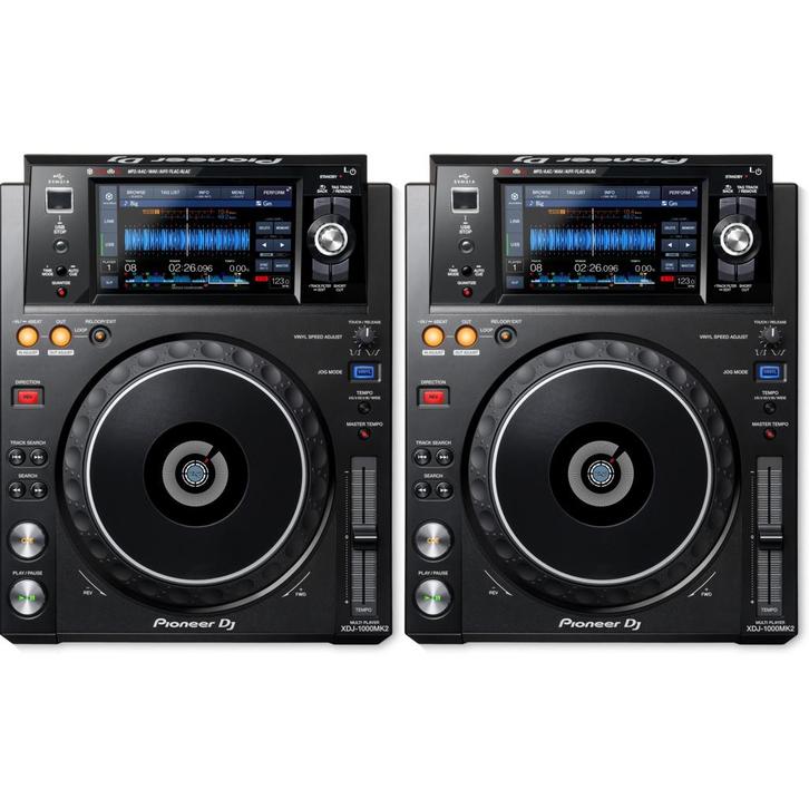 Set van 2 stuks Pioneer DJ XDJ 1000 mk2 1000mk2 XDJ1000mk2, Audio, Tv en Foto, Professionele Audio-, Tv- en Video-apparatuur, Gebruikt