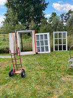 4 ramen en 4 kozijnen, Doe-het-zelf en Verbouw, Kozijnen en Schuifpuien, Ophalen, Gebruikt, Raamkozijn, 75 tot 150 cm