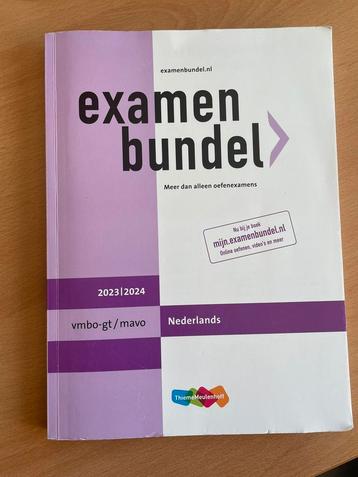 Examenbundel vmbo-gt/mavo Nederlands 2023/2024 in nieuwstaat beschikbaar voor biedingen