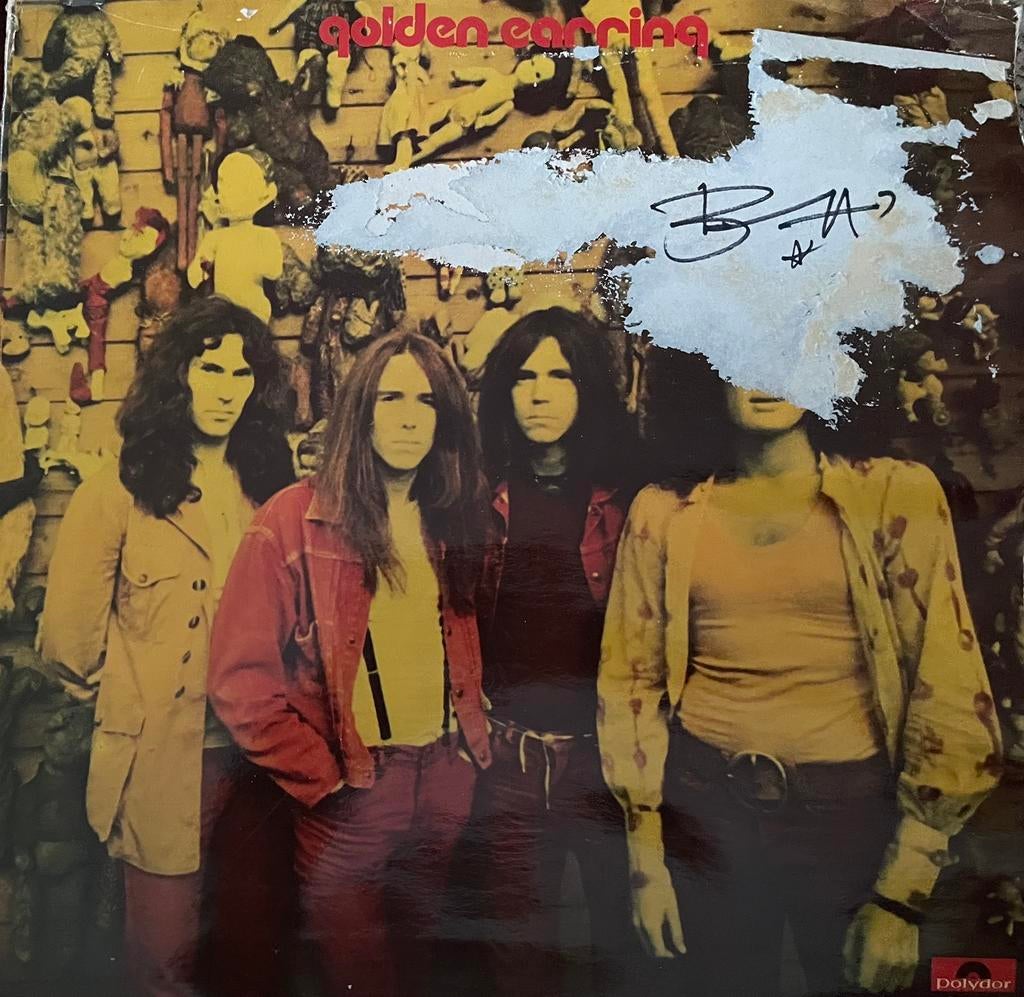 LP hoes Golden Earring GESIGNEERD!, Ophalen of Verzenden, 12 inch