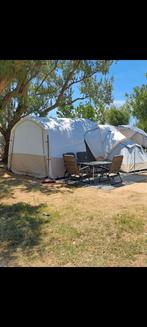 Quechua opblaasbare tent 4 pers + bijbehorende shelter, Caravans en Kamperen, Tenten, Ophalen, Zo goed als nieuw, Tot en met 4