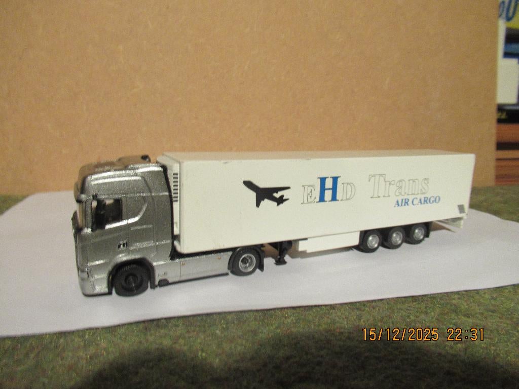 Tekno  Scania  EDH Trans, Hobby en Vrije tijd, Modelauto's | 1:87, Ophalen of Verzenden, Gebruikt, Bus of Vrachtwagen, Overige merken