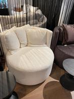 Ronde Draaifauteuils beige stof 92 cm  laagste actie prijs, Nieuw, 75 tot 100 cm, Ophalen of Verzenden, 75 tot 100 cm