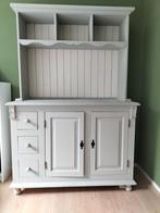 Groengrijze commode en bijpassend ledikant, Kinderen en Baby's, Kinderkamer | Commodes en Kasten, Ophalen, Gebruikt, 50 tot 70 cm