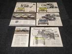 6x Reclame (A4) Mercedes- Benz W123 (1978), Verzamelen, Verzenden, Gebruikt, Auto's