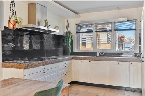 Mooie landelijke keuken met granietenblad, Huis en Inrichting, Keuken | Complete keukens, Gebruikt, Hoekkeuken, Ophalen