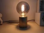 Spiraallamp op een goudkleurige voet en hanglamp Holland met, Ophalen of Verzenden, Zo goed als nieuw, Minder dan 50 cm