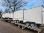Nieuwe gesloten aanhangwagens alle maten geremd en ongeremd, Ophalen, Nieuw