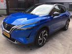 Nissan Qashqai 1.3 MHVE 158pk Xtronic Tekna Plus NAP Panoram, Zwart, 157 pk, Blauw, USB