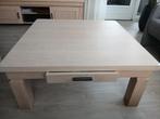 blank eiken salontafel., Huis en Inrichting, Tafels | Salontafels, Ophalen, 50 tot 100 cm, Eikenhout, 50 tot 100 cm